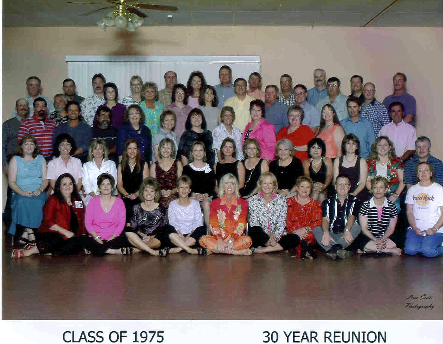 30 year reunion photo  If anyone has name listing (in order) email or message me, and i'll post it